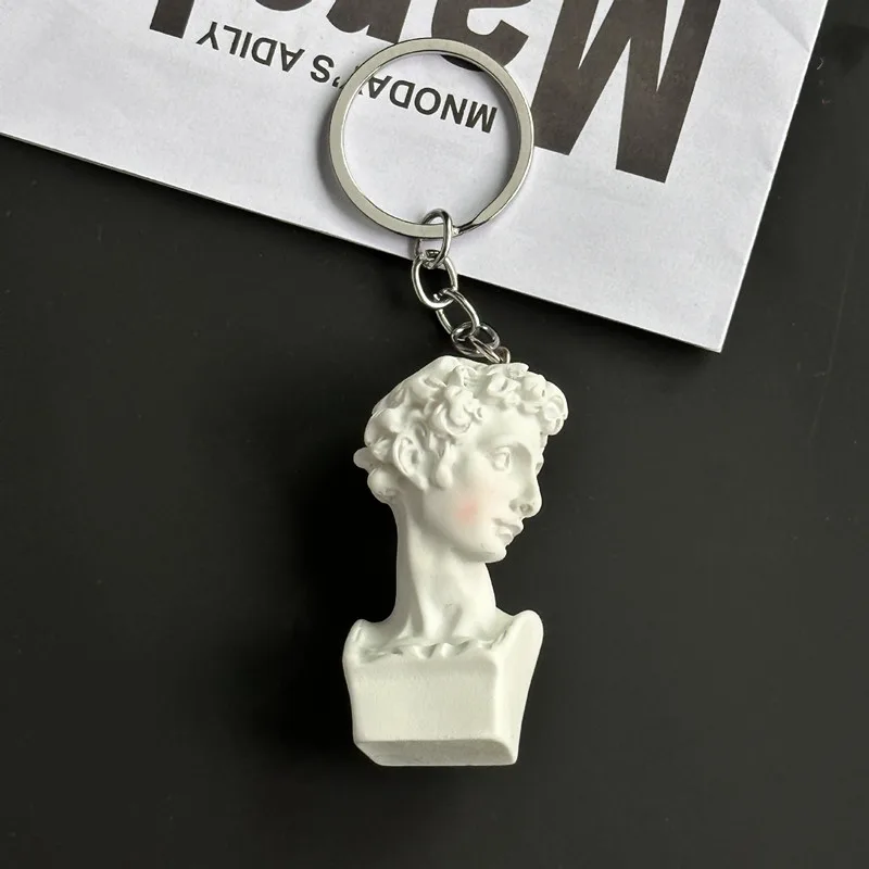 Mini llavero de estatua de yes - Resin Art A Keychain reseña y precio