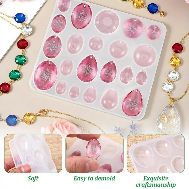 Paquete de 3 moldes de silicon - Resin Art Stone reseña y precio