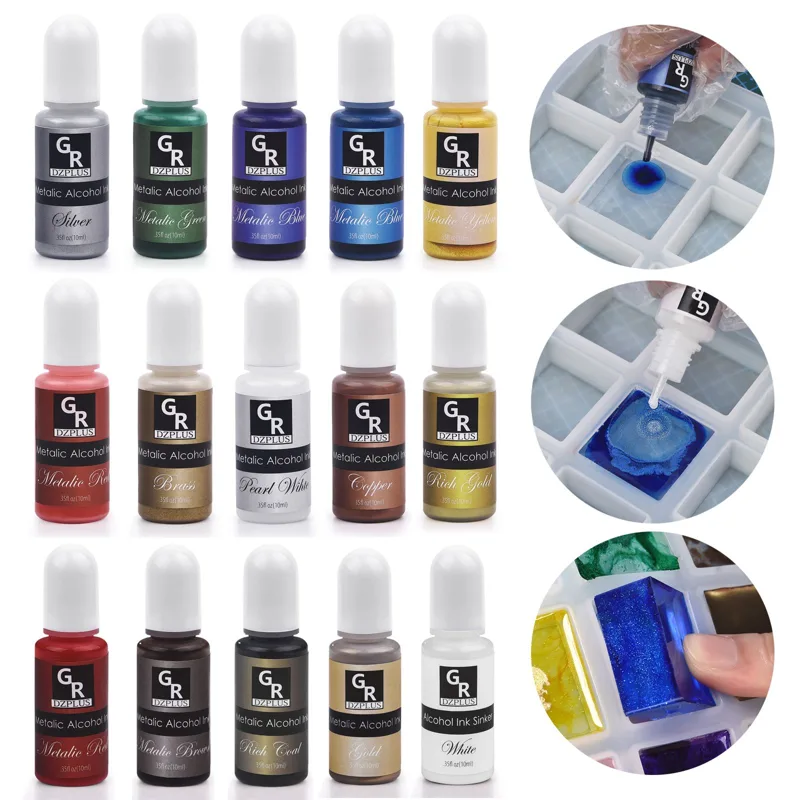 1 Juego de Kit de pigmento de  - Resin Art Alcohol Ink reseña y precio