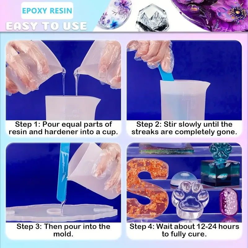 Kit de Resina Epoxi Transparen - Resin Art Equipment reseña y precio