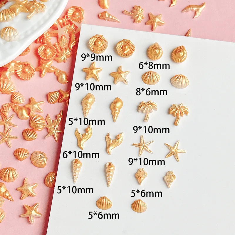 30 Piezas de Adornos de Uñas c - Resin Art Beach Theme reseña y precio